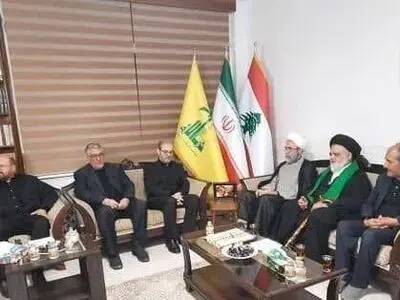حضور نماینده ولی فقیه و رئیس شورای هماهنگی تبلیغات اسلامی در دفتر حزب‌الله لبنان