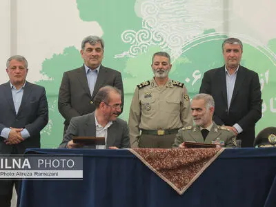 عملیات احداث بوستان ارتش و تبدیل پادگان 06 به فضای سبز شهری 