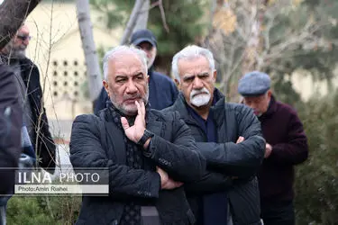 مراسم تشییع پیکر نظام الدین کیایی صدابردار پیشکسوت سینما