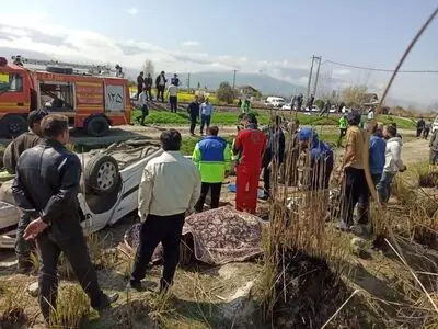 برخورد قطار و پژو با 2 فوتی در استان