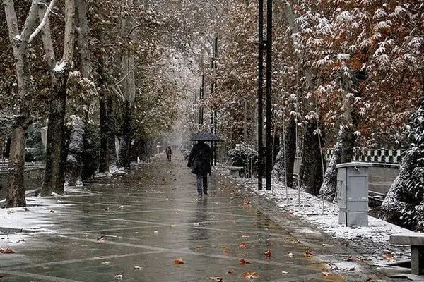 ورود برف و باران به استان مرکزی در روز پنجشنبه 