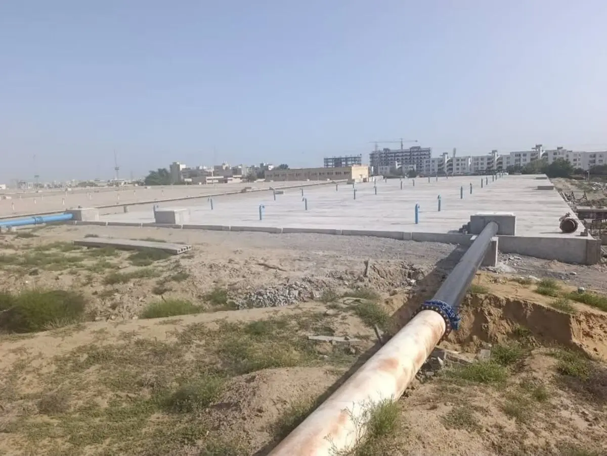 بازسازی و وارد مدار شدن مخزن ۳۰ هزار مترمکعبی داماهی بندرعباس با تکنولوژی نوین