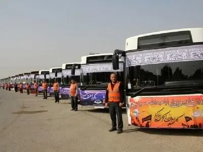 اجرای طرح اعزام اتوبوس یکسره زائران اربعین حسینی در مرز خسروی 