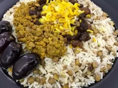 طرز تهیه عدس پلو نذری هیئتی 
