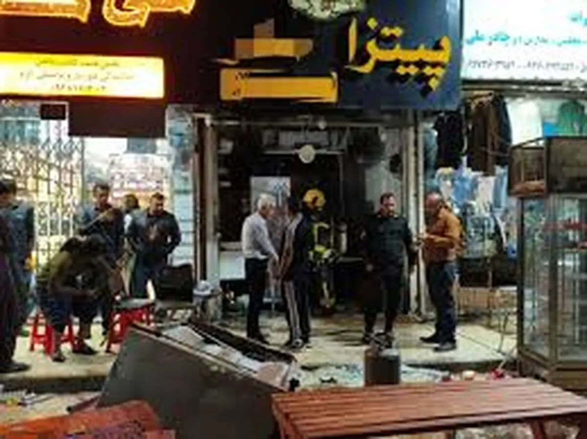 8 مصدوم ارمغان حادثه نشتی گاز و انفجار یک پیتزافروشی در بندرعباس