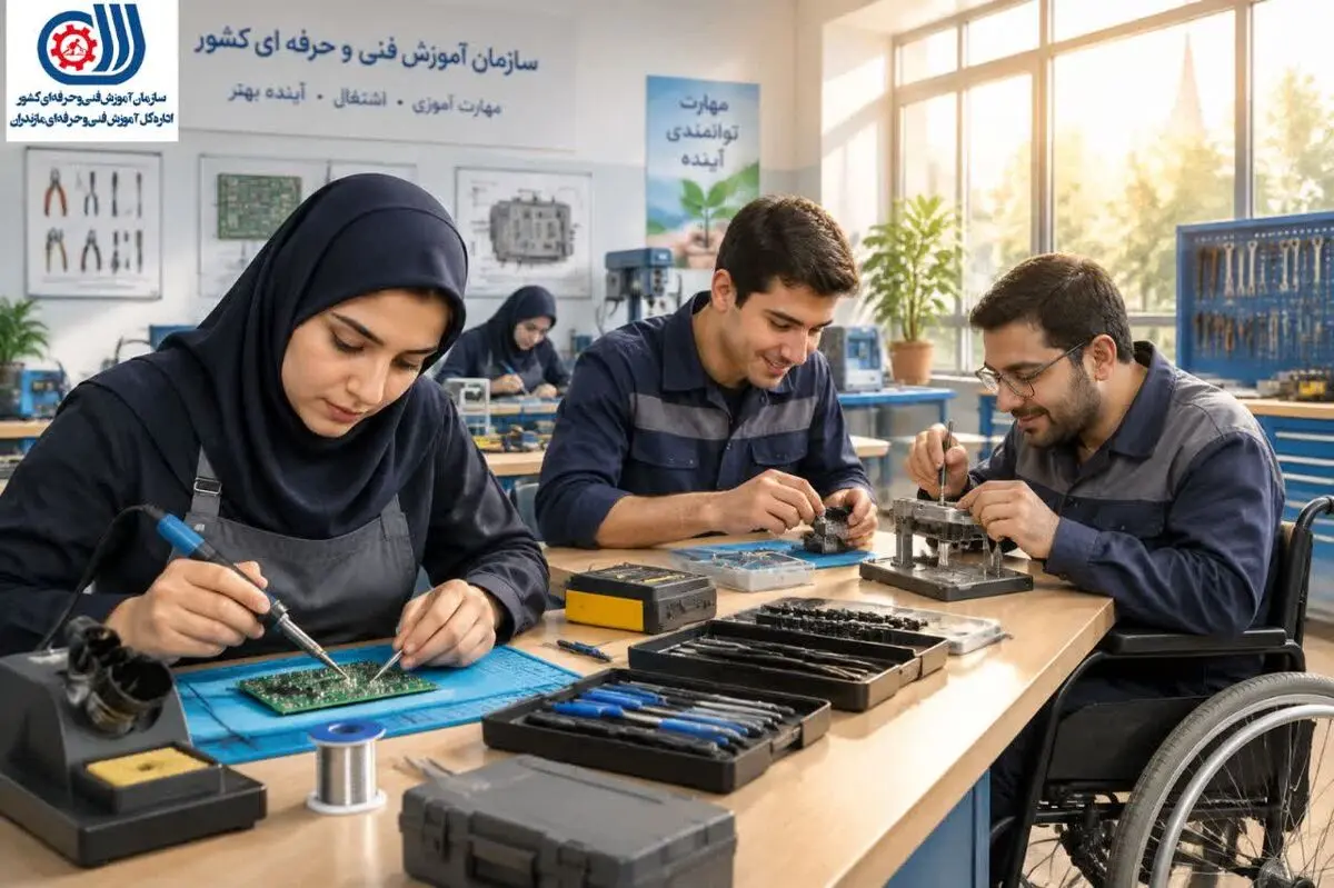ارائه بیش از ۳۷۰ هزار نفرساعت آموزش مهارتی به گروه‌های آسیب‌پذیر جامعه در ۵ ماهه نخست سال ۱۴۰۵