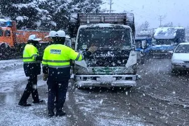 ممنوعیت تردد کامیون در محور بجنورد - اسفراین 