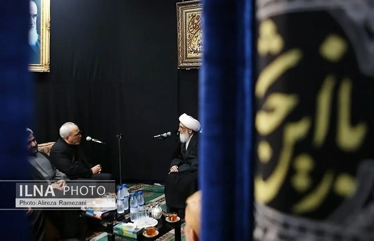 دیدار ظریف با آیت الله نوری همدانی
