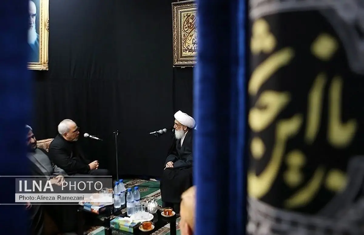 دیدار ظریف با آیت الله نوری همدانی