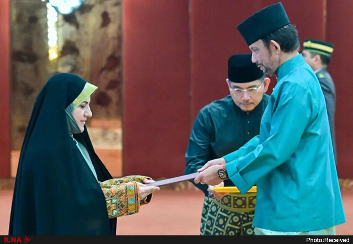 دیدار سفیر جدید ایران با سلطان برونئی
