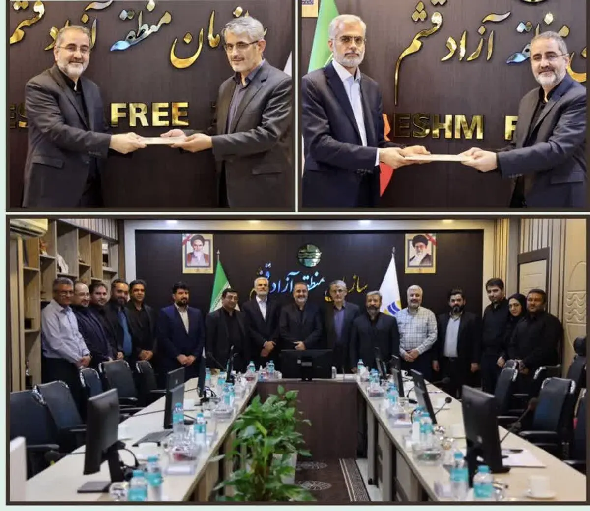 سرپرستان جدید معاونت فنی و زیربنایی و مدیریت امور قراردادهای سازمان منطقه آزاد قشم منصوب شدند
