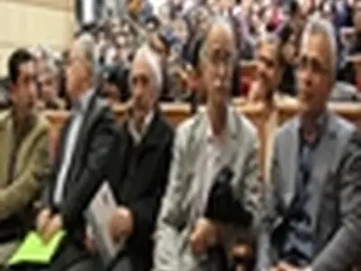 حسن انوری و شفیعی کدکنی در شبی به افتخار عباس ماهیار