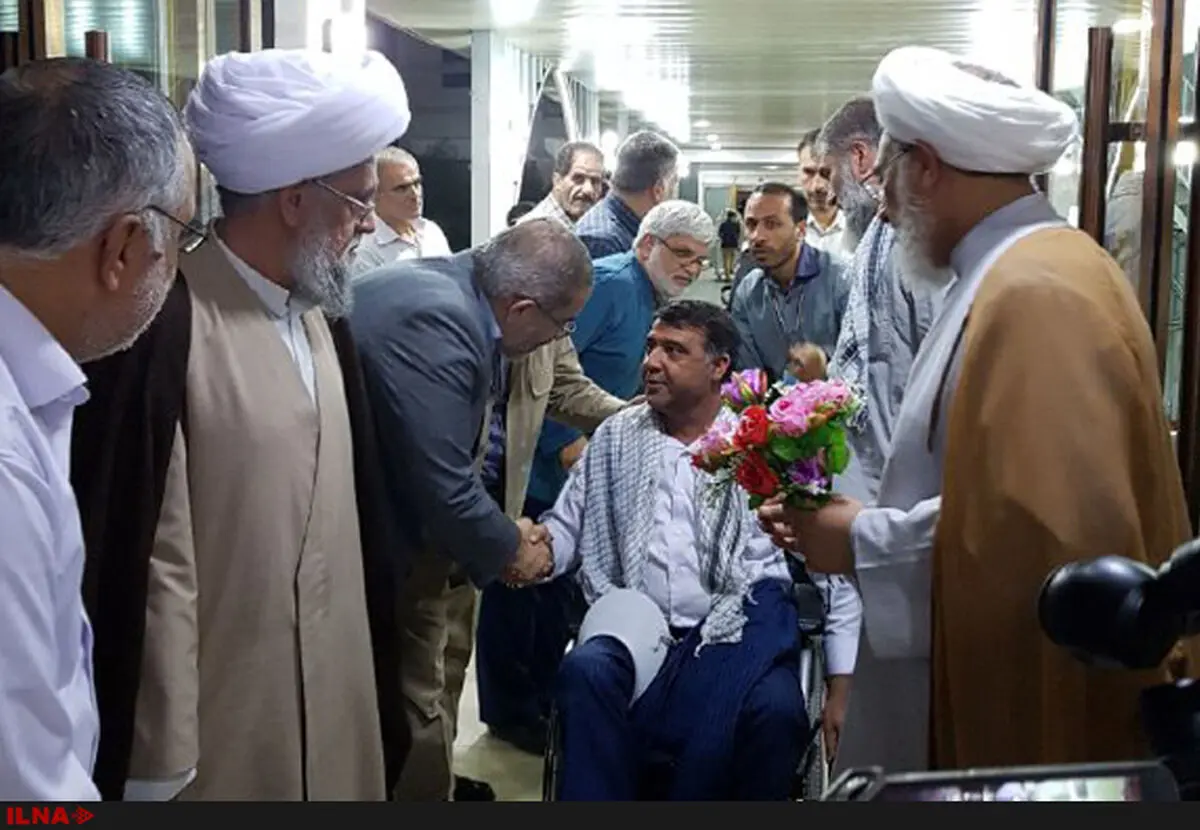 تقدیر از جانبازان جنگ تحمیلی در کربلا