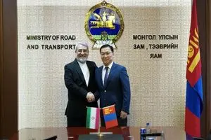 تسلیم استوارنامه سفیر ایران به رئیس جمهور مغولستان و دیدارهای دوجانبه