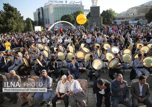 اجتماع ذاکران نبوی در میدان آزادی سنندج 