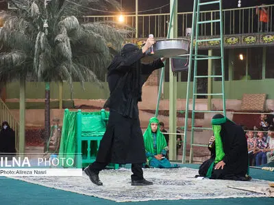 مراسم تعزیه در حصار خروان قزوین‎