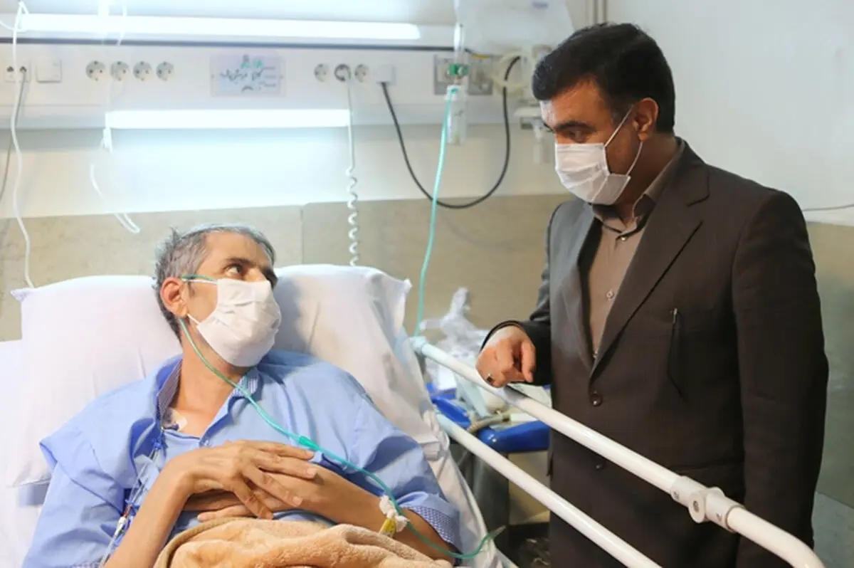عیادت رئیس سازمان حفاظت محیط‌زیست از محیط بان لرستانی
