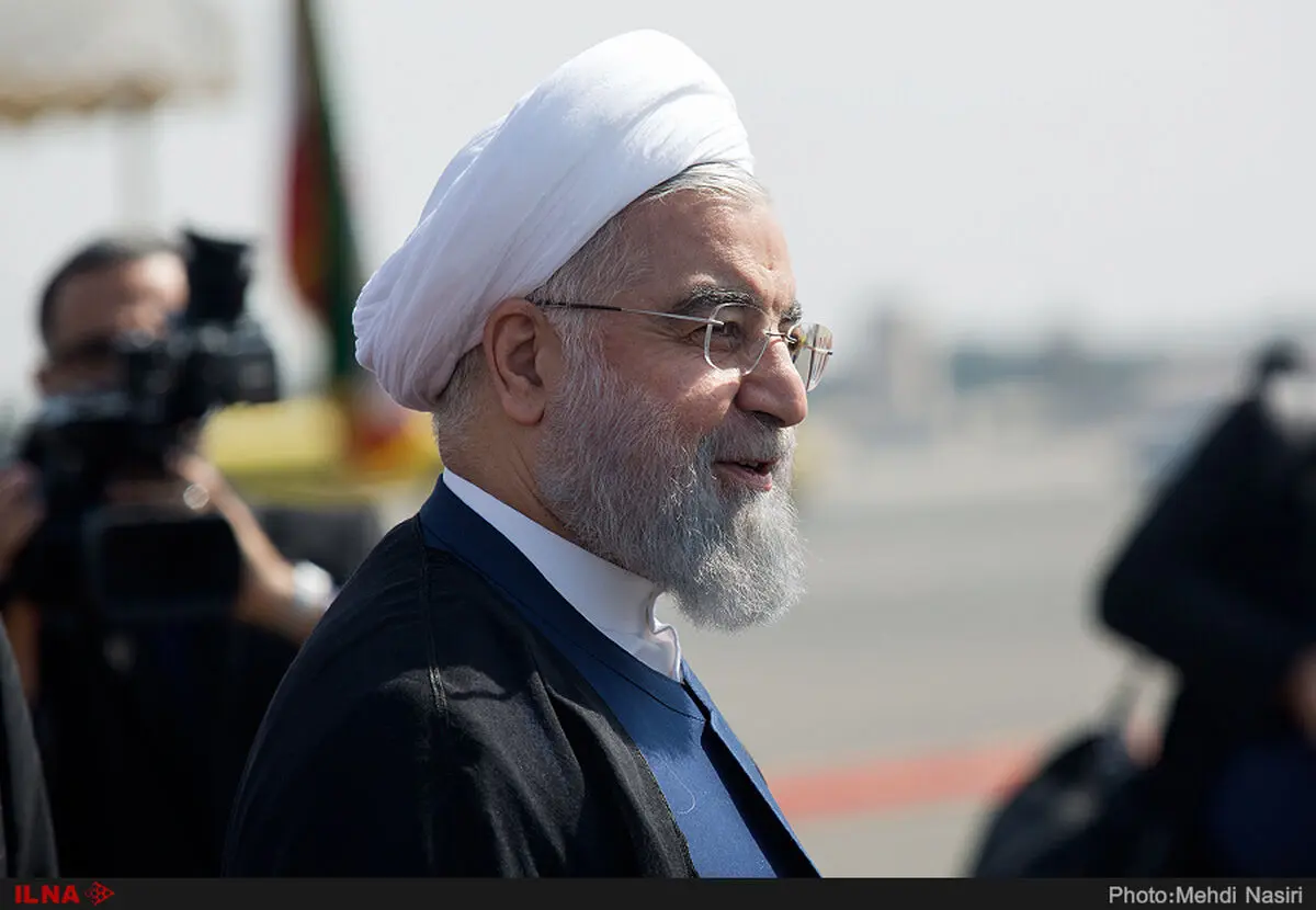 روحانی باکو را به مقصد تهران ترک کرد