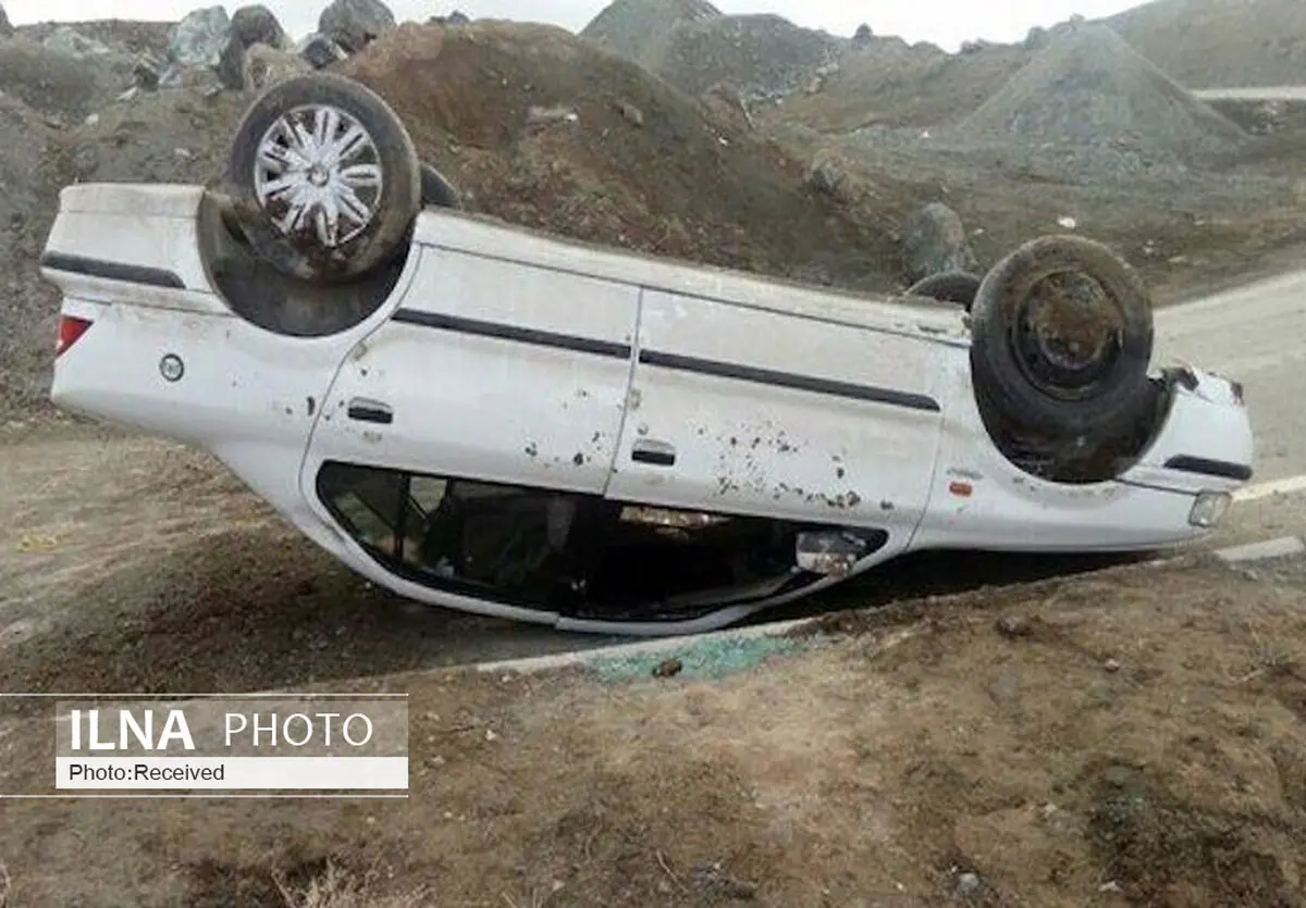 واژگونی سواری پژو در قزوین ۵ مصدوم بر جا گذاشت