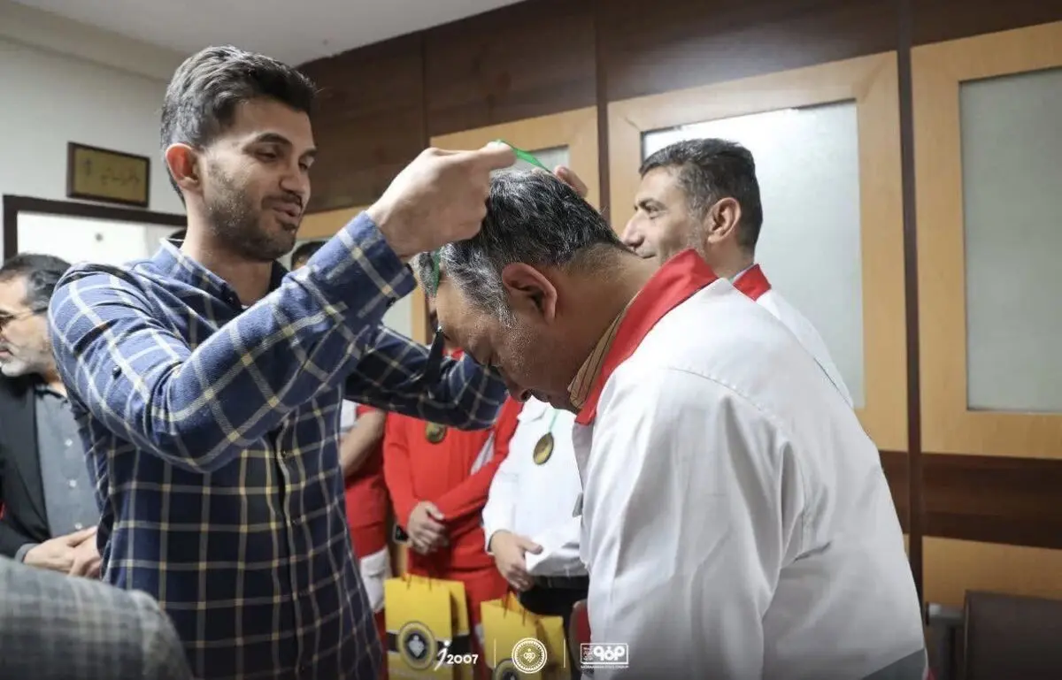 تجلیل سپاهان از امدادگران هلال احمر اصفهان
