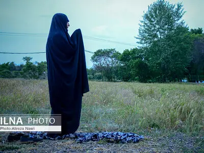آئین پنجاه بدر در بوستان مادر و کودک قزوین برگزار شد