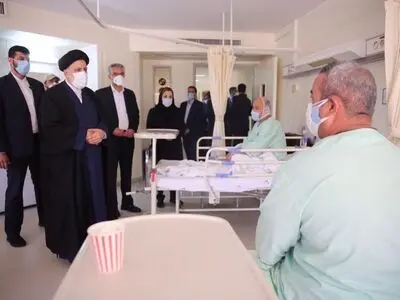 رئیسی در بیمارستان میلاد حضور یافت