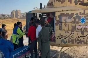  امداد رسانی به حادثه سقوط بالگرد در اشترانکوه به پایان رسید