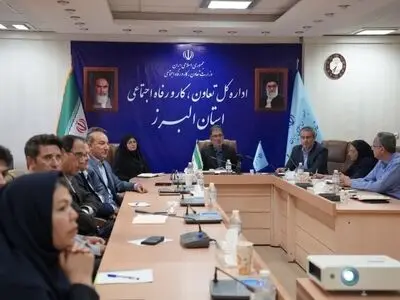 اولین نشست مدیرکل تعاون، کار و رفاه اجتماعی استان البرز با حوزه معاونت اشتغال اداره کل