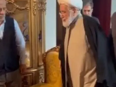 دیدار مهدی کروبی و علی اکبر ناطق‌نوری بعد از ۱۵ سال + فیلم