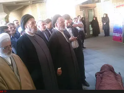 خداحافظی کارکنان کتابخانه ملی با محسن جعفری مذهب