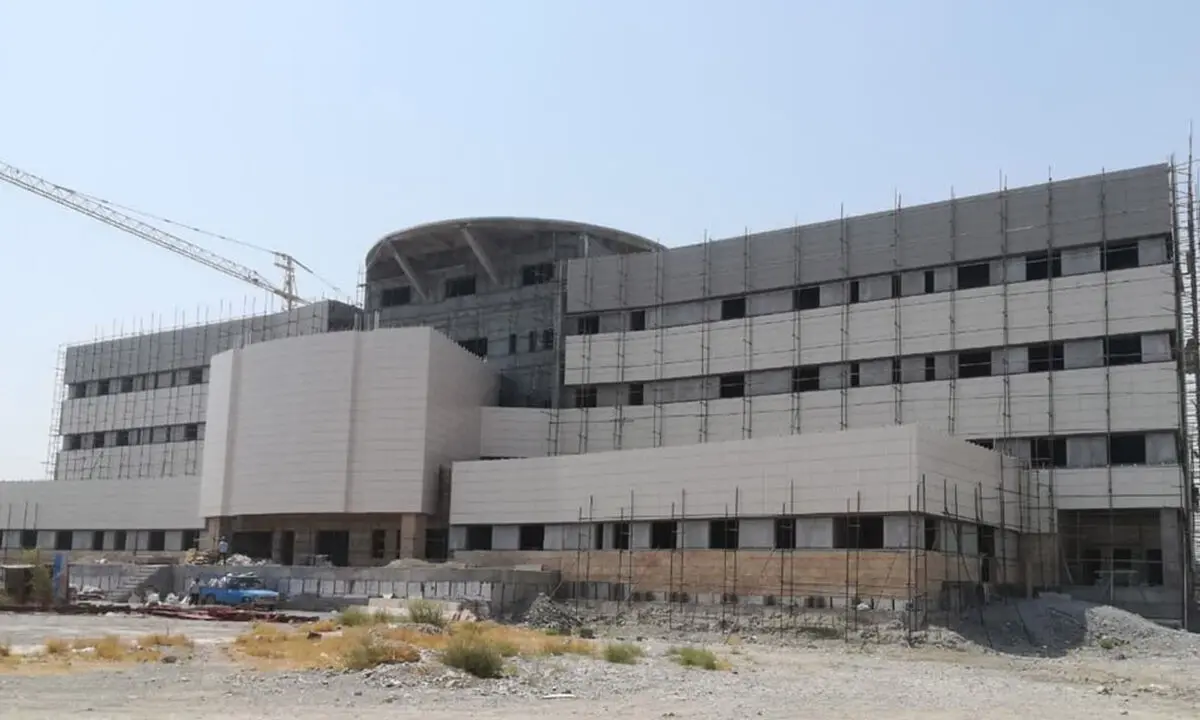 پیشرفت ۸۰ درصدی بیمارستان ۵۳۱ تختخوابی شهدای هرمزگان