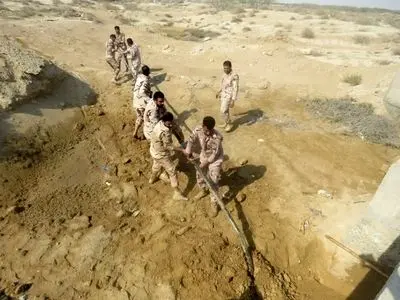 انهدام خط لوله 3 کیلومتری انتقال سوخت قاچاق در شهرستان میناب