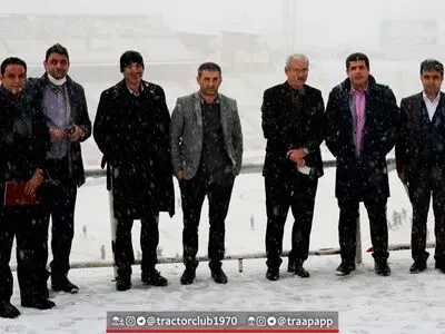 برف مدیرعامل تراکتور را به یادگار امام کشاند