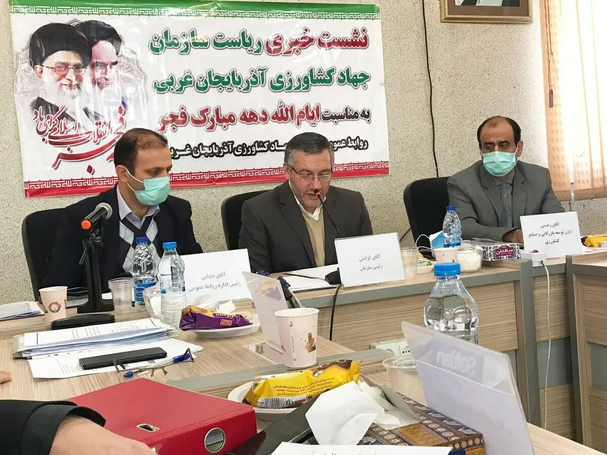 افزایش ۴ درصدی تولید محصولات کشاورزی در آذربایجان غربی/ وجود ۳۸۰ هزار تن سیب در سردخانه های استان