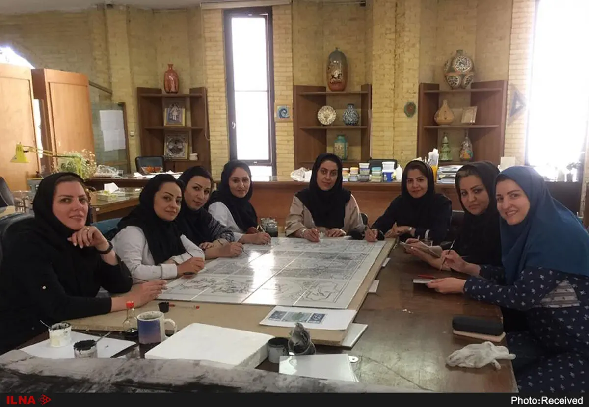 ساخت کتیبه دفاع مقدس با الهام از سرو ایرانی