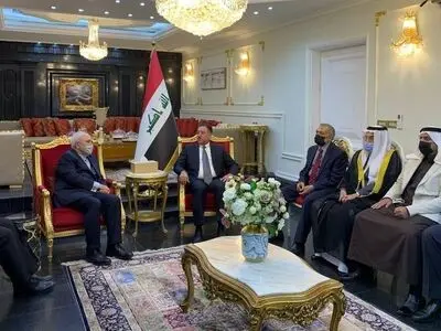 ظریف با یکی از رهبران سیاسی اهل سنت عراق دیدار کرد