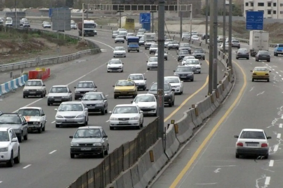 بار ترافیکی روان در تمام معابر اصلی تهران