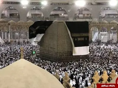 کعبه پس از طوفان دیشب+عکس