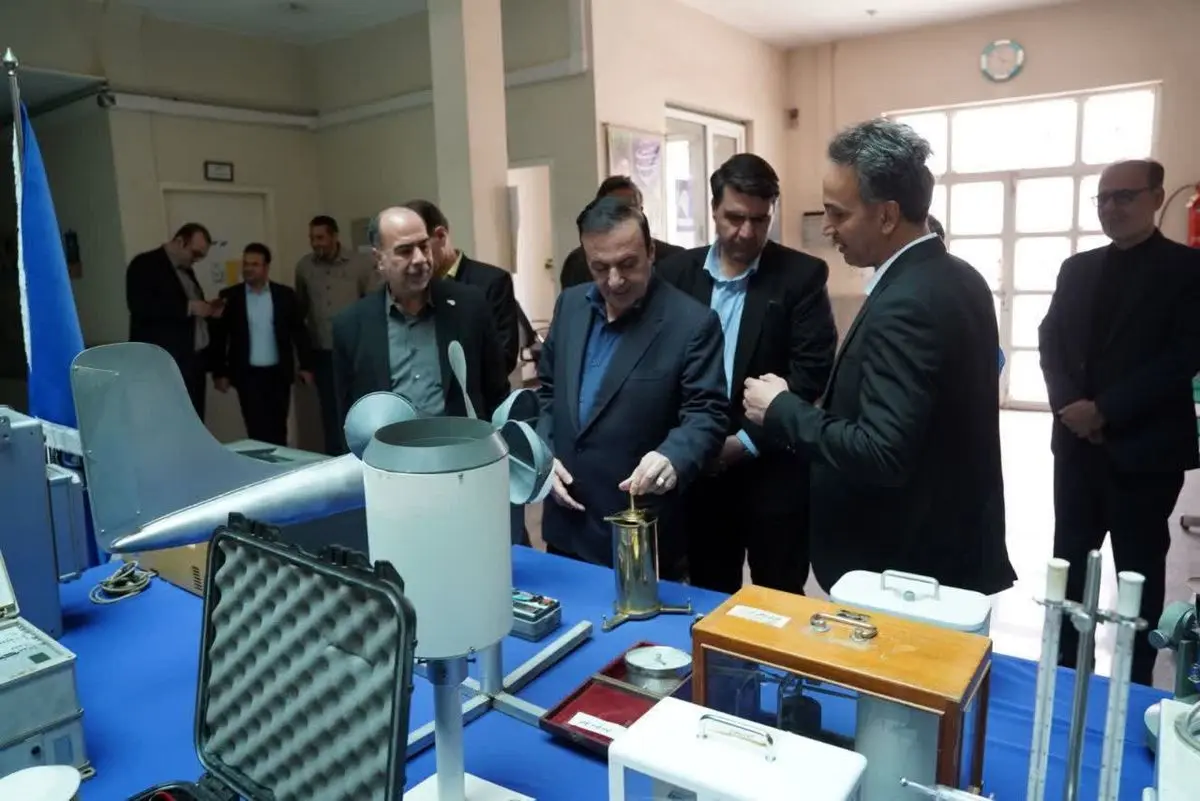 بازدید استاندار قزوین از اداره‌کل هواشناسی قزوین