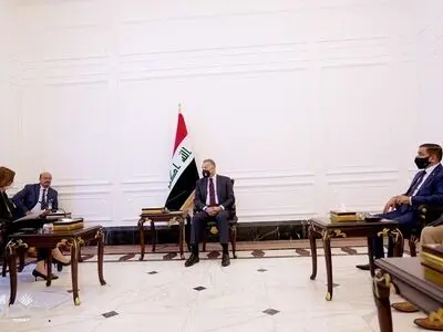 دیدار نخست‌وزیر عراق با وزیر دفاع فرانسه