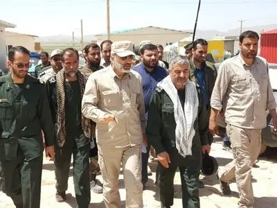 بازدید مجدد فرمانده سپاه از مناطق سیل‌زده گلستان
