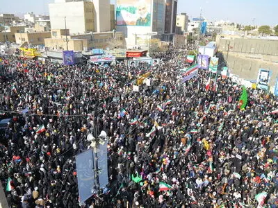 راهپیمایی ۲۲ بهمن استان قم 