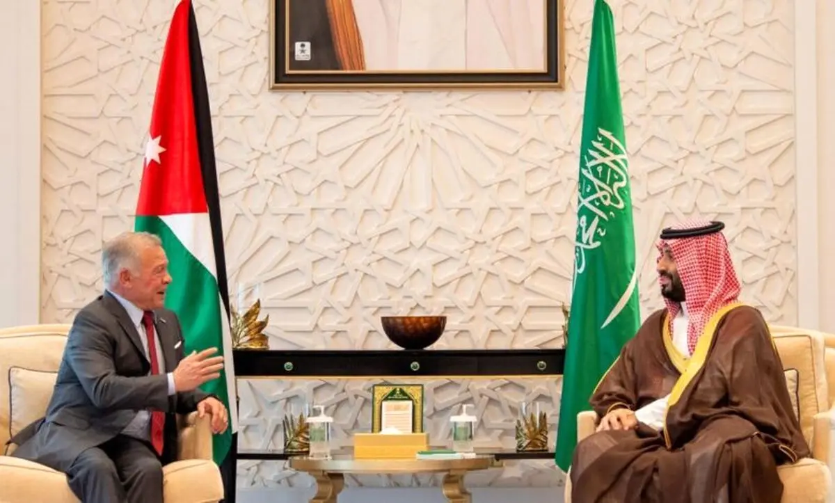 بن سلمان و پادشاه اردن دیدار کردند