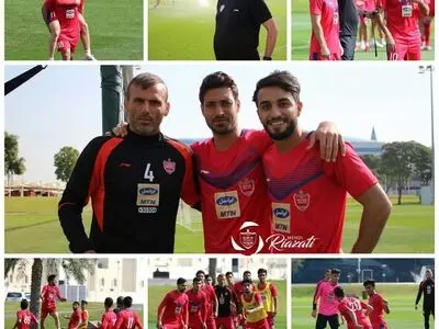 تمرین پرسپولیس پیش از دیدار با یاران پورعلی‌گنجی