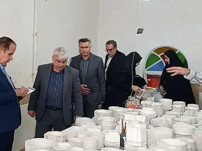 افتتاح کارگاه صنایع دستی سرامیک سنتی در کازرون 