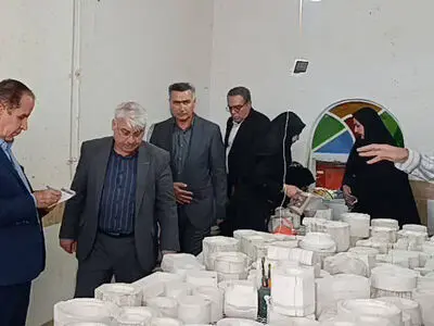 افتتاح کارگاه صنایع دستی سرامیک سنتی در کازرون 