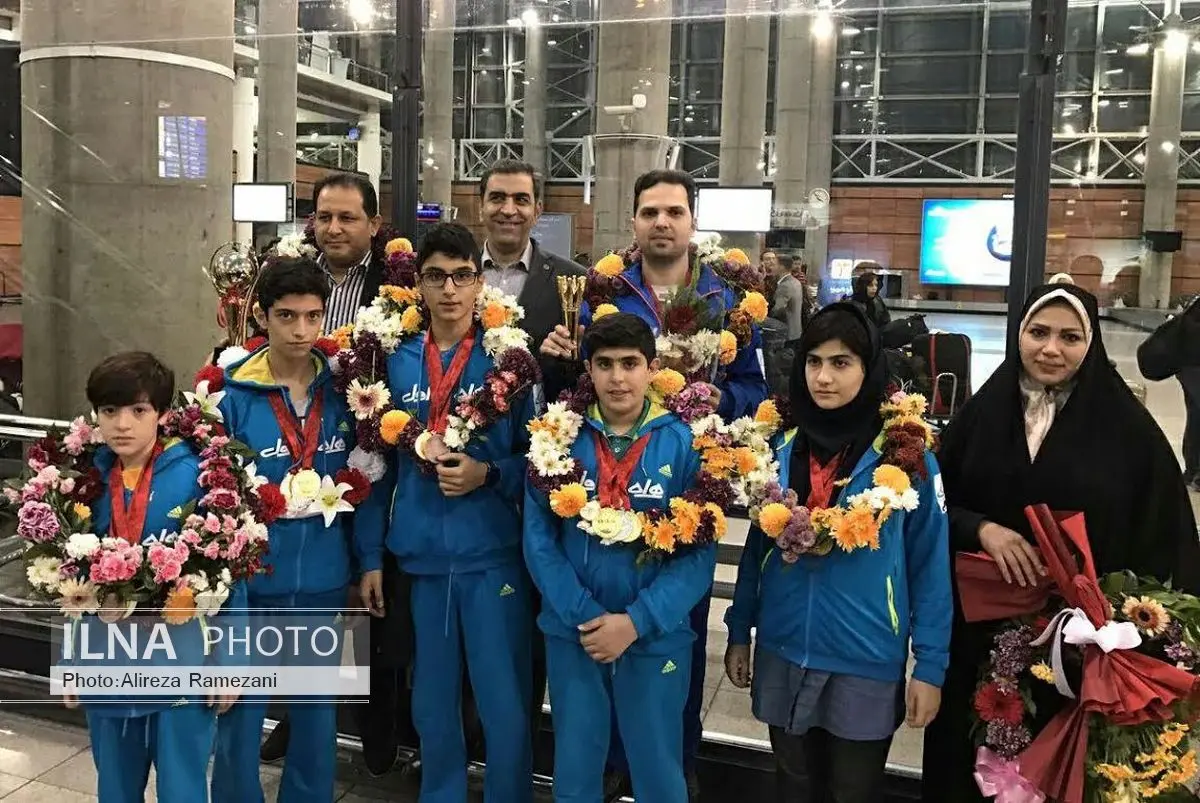 تیم شطرنج زیر ۱۴ ایران قهرمان آسیا شد