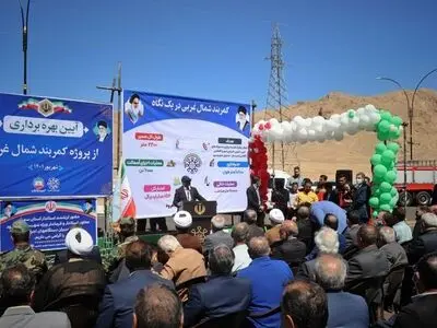 آیین بهره برداری از پروژه کمربندی شمال غربی شاهرود 
