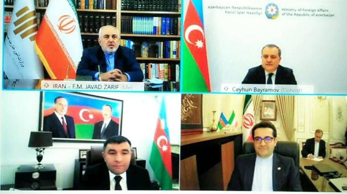 رایزنی وزاری خارجه ایران و آذربایجان درباره مسائل دوجانبه و شرایط پساجنگ قره‌باغ 
