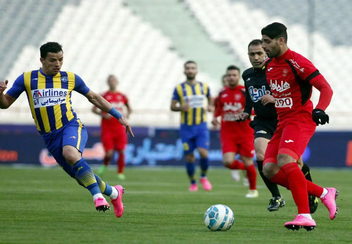 تاریخ بازی پرسپولیس - گسترش فولاد مشخص شد
